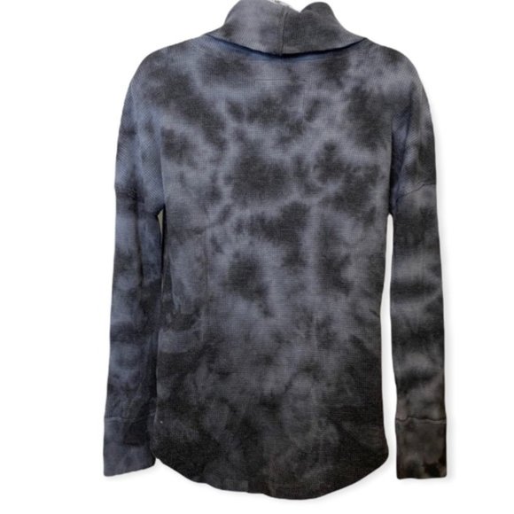 Anthropologie Maeve Tie dye Ainsley Cowl Neck Thermel Top Size XS - Picture 6 of 10